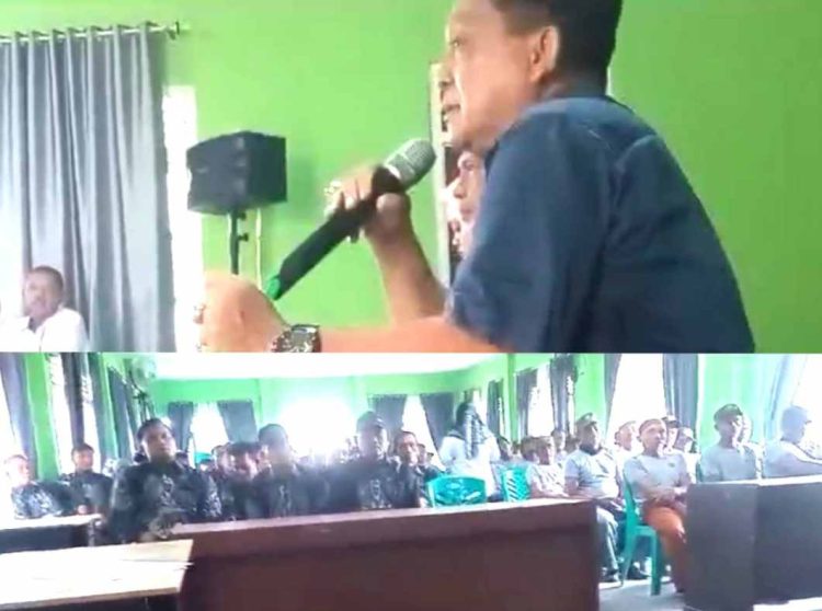 Viral!! Dihadapan Camat, Kakam Astomulyo Diduga Ajak Perangkat Menangkan Paslon 01 Saat Pembagian Insentif 
