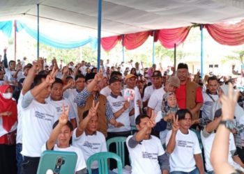 Ribuan Relawan Ardito-Koheri Hadiri Konsolidasi Pemenangan Pilkada Lamteng