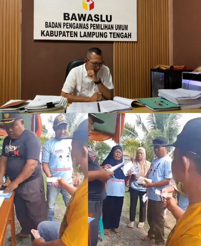 Viral!! Beredar Video Tim Paslon 01 Diduga Bagikan Uang di Bandar Mataram