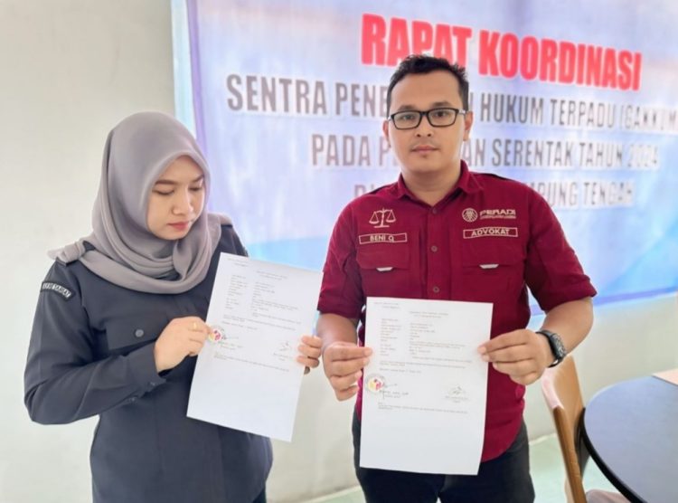Pembagian Insentif Disusupi Kampanye Kakam, Kuasa Hukum 02 Laporkan ke Gakumdu Lamteng