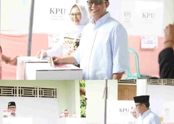 Gunakan Hak Suara, Ardito Wijaya Nyoblos di TPS 03