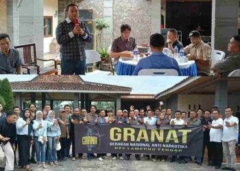 Berantas Peredaran Narkoba, DPC Granat Lamteng Gelar Rakor Perdana