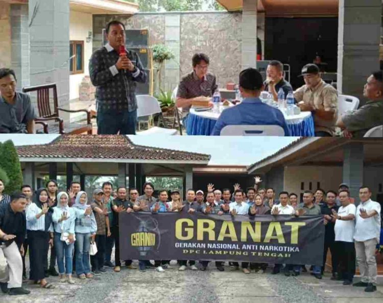 Berantas Peredaran Narkoba, DPC Granat Lamteng Gelar Rakor Perdana