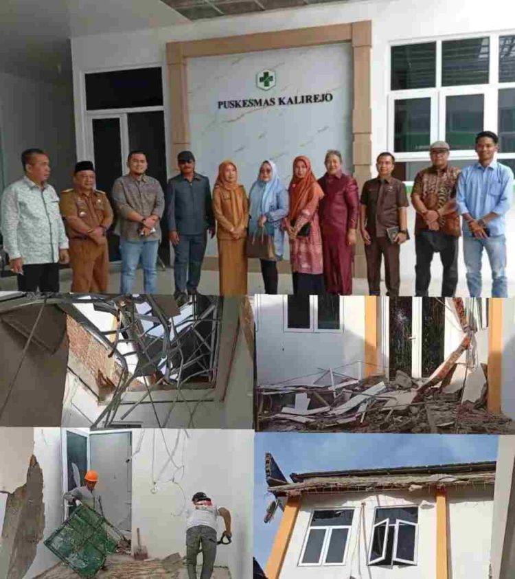 Komisi III DPRD Lamteng Sidak ke Puskesmas Kalirejo, Dedi: Bangunan Dinilai Tak Penuhi Standar Teknis dan Keselamatan 