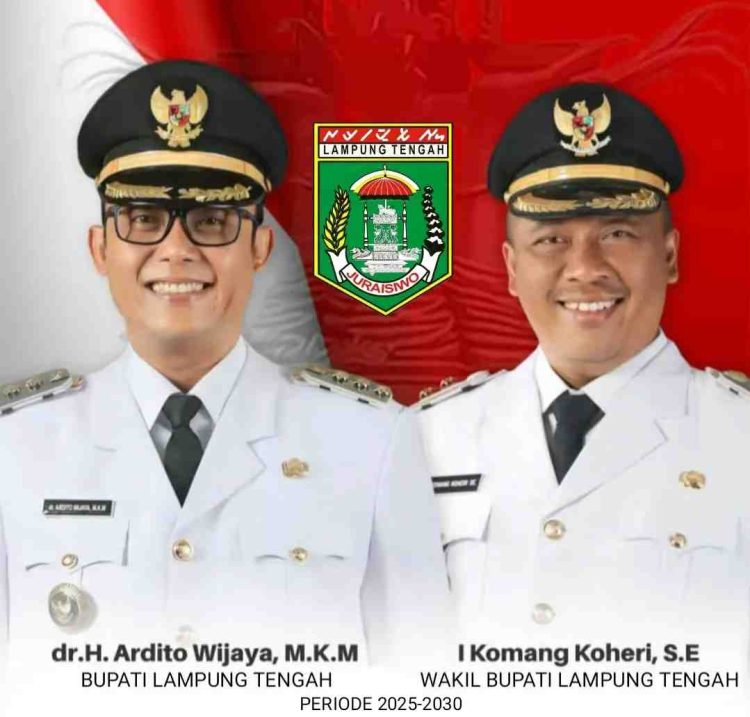 Presiden Prabowo Lantik 961 Kepala Daerah, Ardito-Koheri Resmi Jadi Bupati Lamteng 