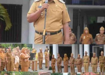 Wabup Koheri Pimpin Apel Perdana di Pemkab Lamteng, Program Berbenah Segera Terlaksana