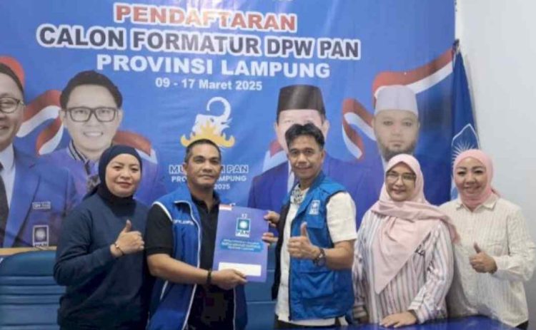 Miliki Segudang Pengalaman dan Karir Politik, Abdullah Surajaya Daftar Ketua PAN Lampung