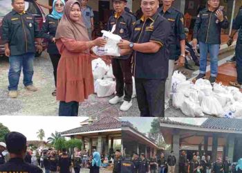 DPC Granat Lamteng Gelar Rapat Koordinasi Pelantikan dan Pembagian Paket Sembako