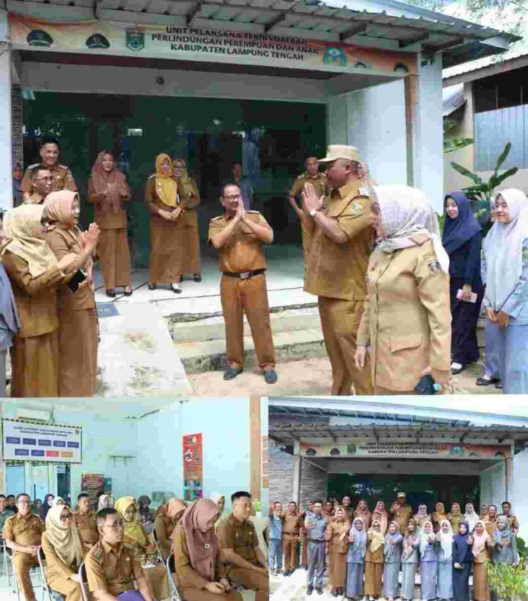 Tinjau Dinas PPPA Lamteng, Wabup Koheri Cek Kebersihan dan Kedisiplinan Pegawai