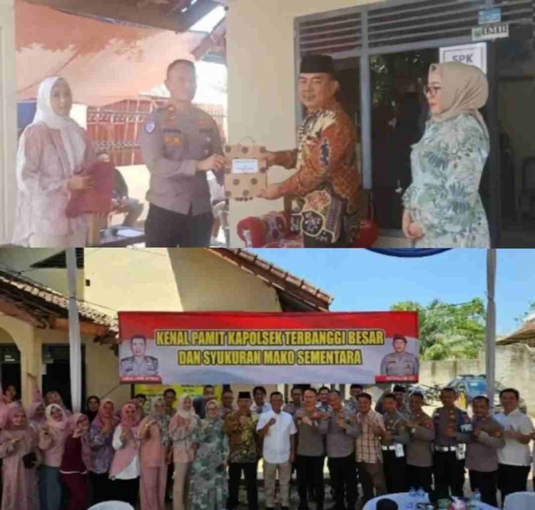 Gelar Pisah Sambut, Kapolsek Terbanggibesar Berganti Dari Kompol Yusvin ke AKP Dailami
