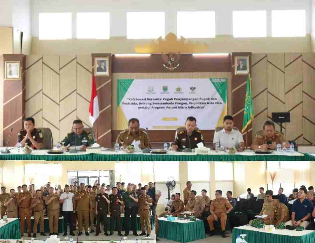Pemkab dan Kejari Lamteng Gelar Rapat Bersama, Cegah Penyimpangan Distribusi Pupuk dan Pestisida 