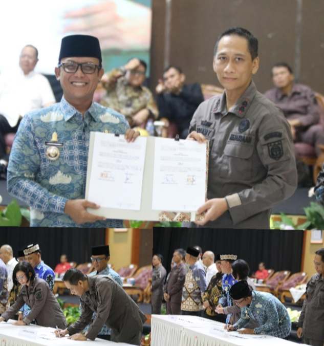 Bupati Ardito Tandatangani Kerjasama dengan Kejari Lamteng, Wujudkan Tatakelola Pemerintahan yang Baik