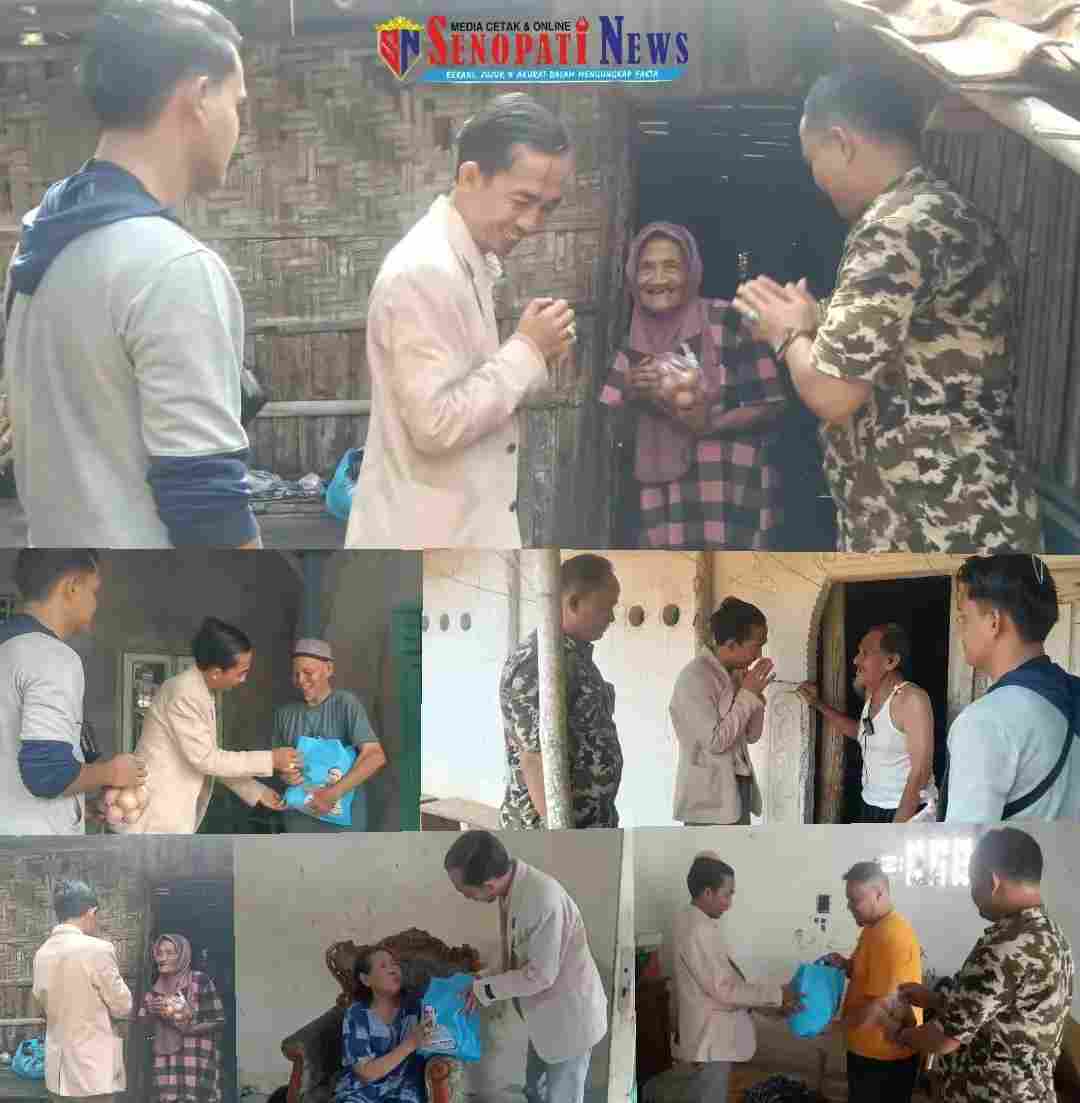 Jum’at Berkah, Anggota DPRD Lamteng Bagikan Paket Sembako ke Kampung Poncowati 