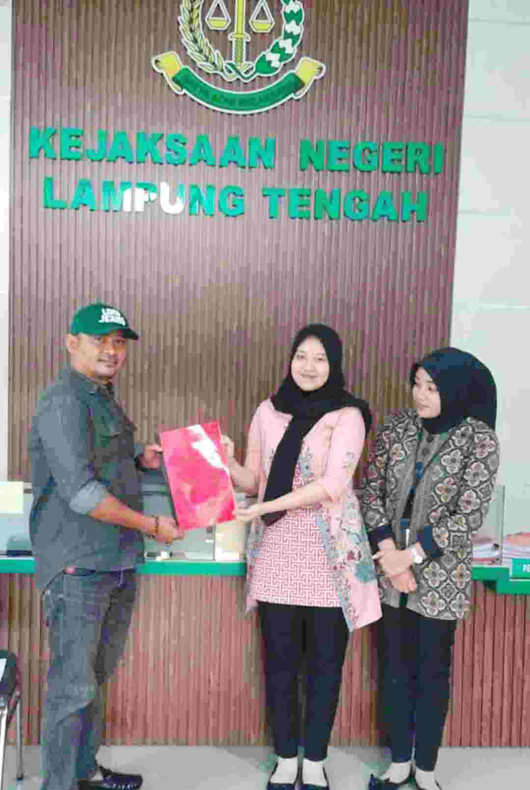 Warga Lamteng Laporkan Dugaan Lima Poin Penyimpangan Korupsi ke Kejari, Begini Isinya?