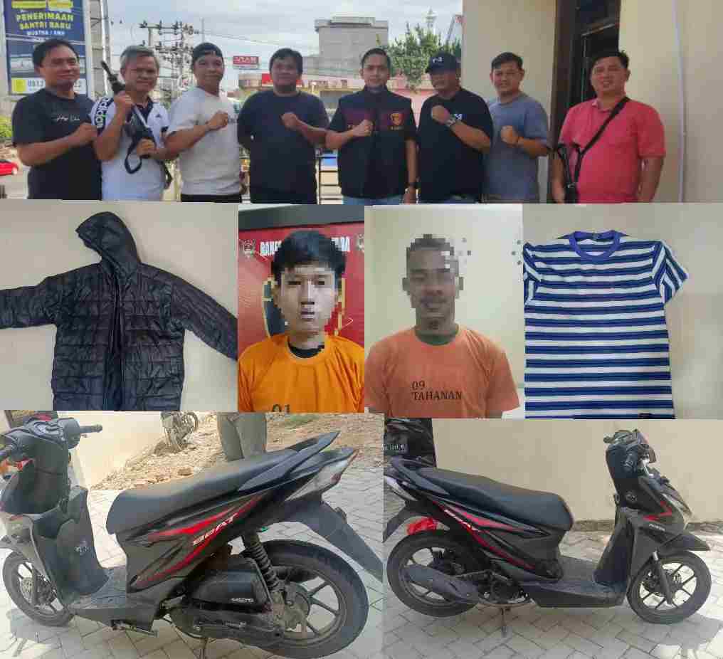 Dua Tersangka Curas Dibekuk Tim Tekab 308 Polsek Terbanggibesar, Begini Kronologisnya?