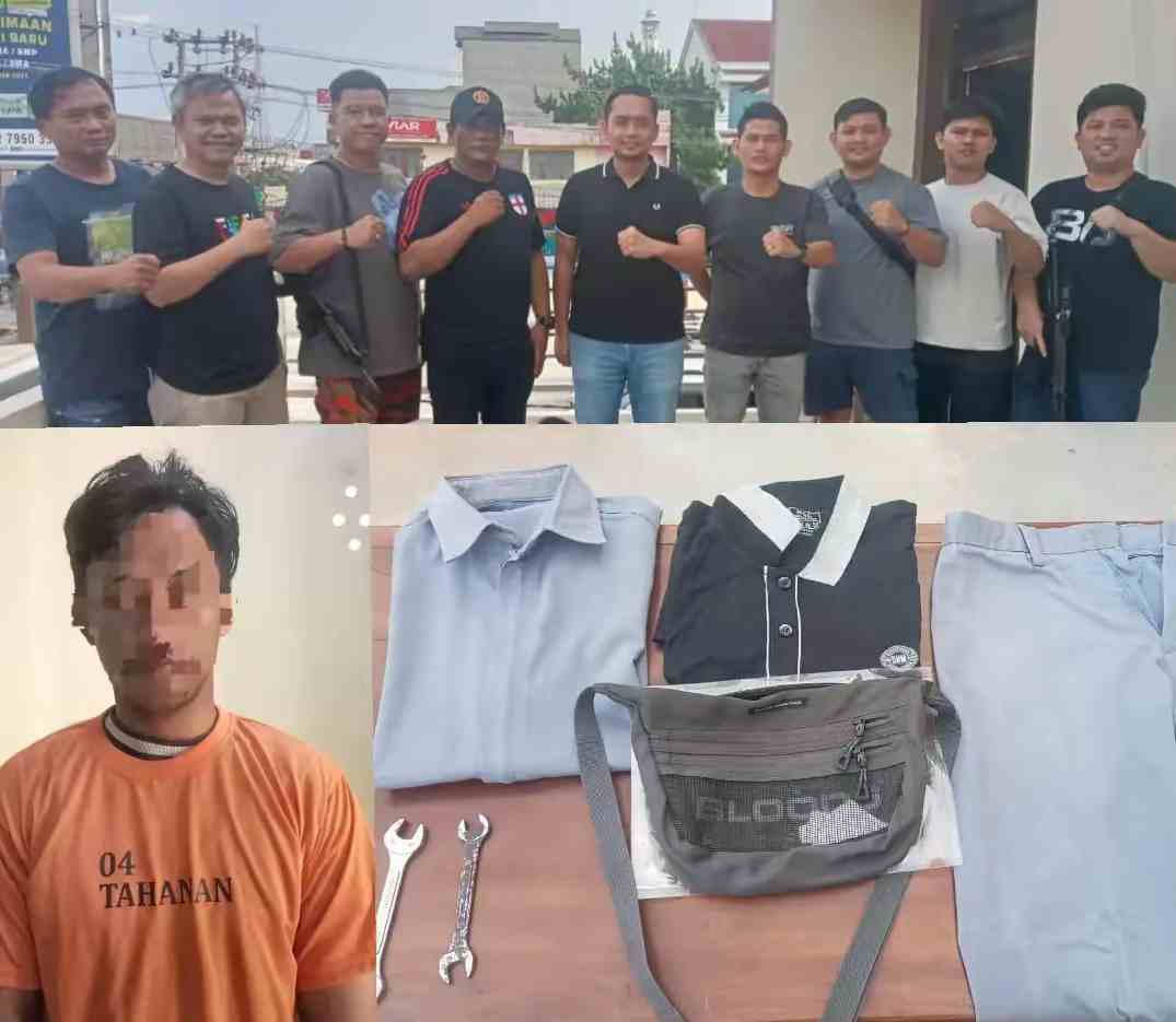 Polsek Terbanggibesar Amankan Pelaku Pencurian di PT GGP Umas Jaya, Begini Kronologisnya?