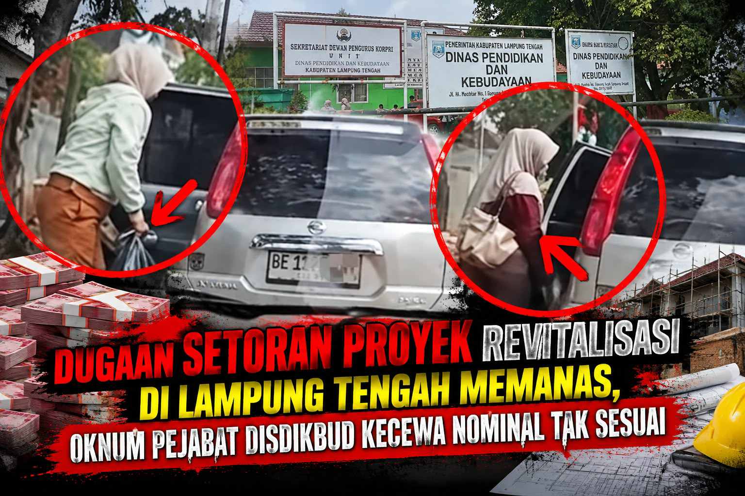 Dugaan Setoran Proyek Revitalisasi di Lampung Tengah Memanas, Oknum Pejabat Disdikbud Kecewa Nominal Tak Sesuai